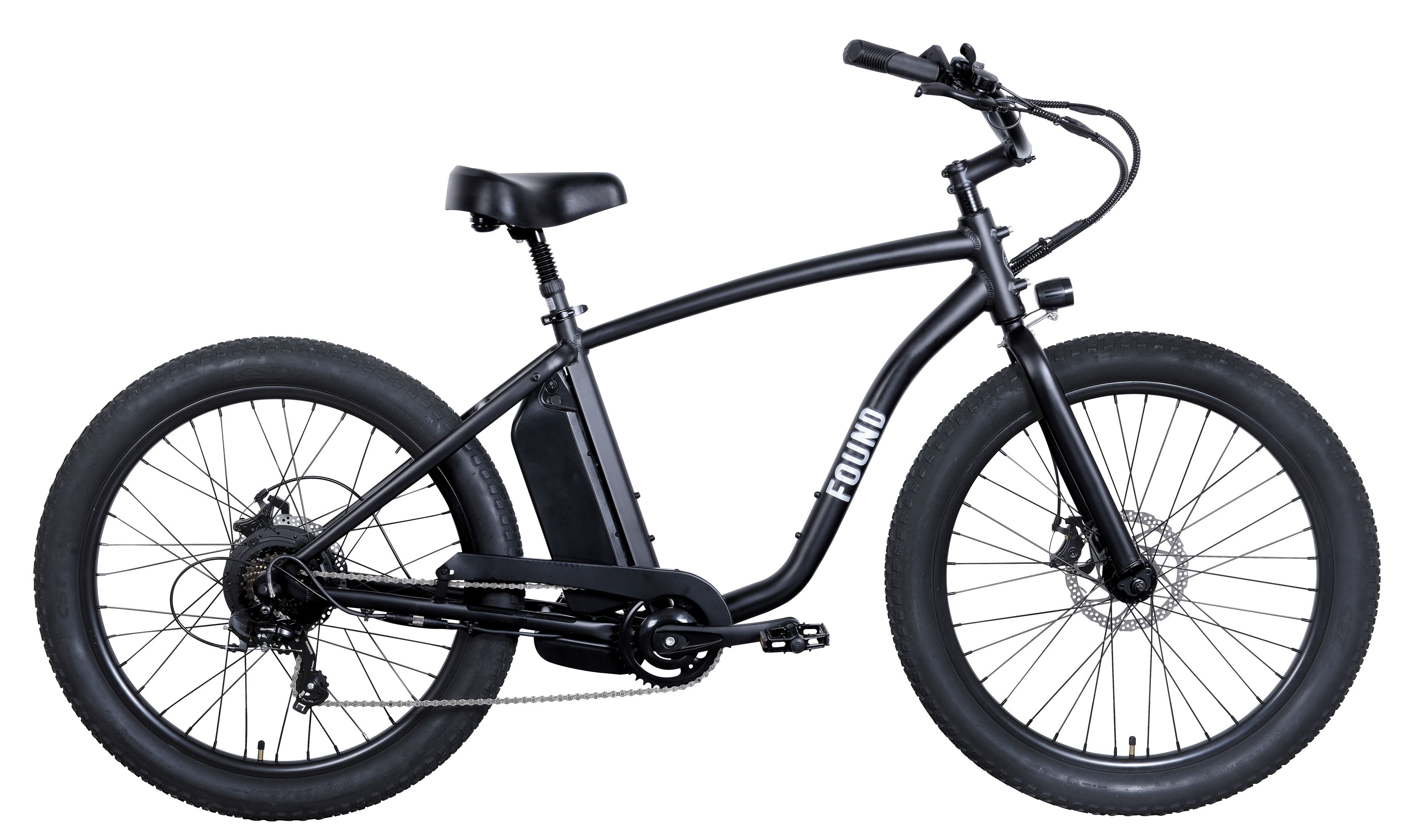 cruiser fahrrad e bike Found Trail Step Over Electric Beach Cruiser – Found Bikes